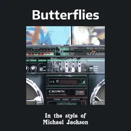 Cover art for Butterflies - Michael Jackson karaoke version