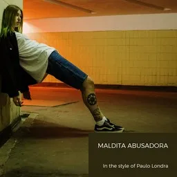 Cover art for Maldita Abusadora - Paulo Londra karaoke version