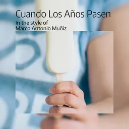 Cover art for Cuando Los Años Pasen - Marco Antonio Muñiz karaoke version