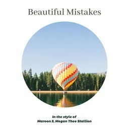 Karaokekappaleen Beautiful Mistakes - Maroon 5,Megan Thee Stallion kansikuva