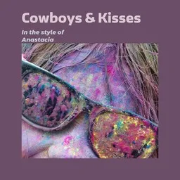 Cover art for Cowboys & Kisses - Anastacia karaoke version