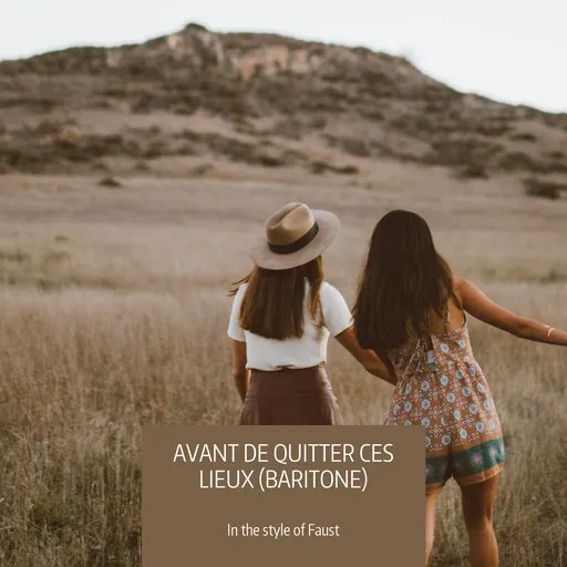 Karaoke Avant De Quitter Ces Lieux (Baritone) av Faust — sjung med på texten på Singa