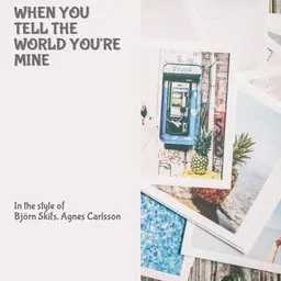 Titelbild für When You Tell The World You're Mine - Agnes Carlsson,Björn Skifs Karaoke-Version