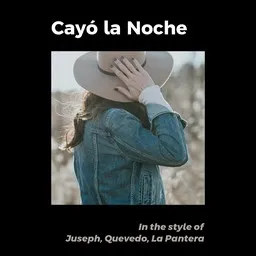 Cover art for Cayó la Noche - Juseph,La Pantera,Quevedo karaoke version