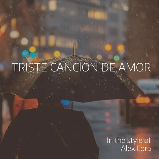Triste Cancion De Amor - Karaoke