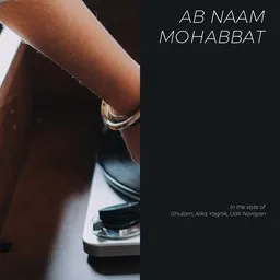 Cover art for Ab Naam Mohabbat - Alka Yagnik,Ghulam,Udit Narayan karaoke version
