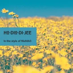 Cover art for Ho-Dio-Di-Jee - Klubbb3 karaoke version