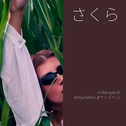 Omslagsbild för さくら - Ketsumeishi (ケツメイシ) karaokeversion