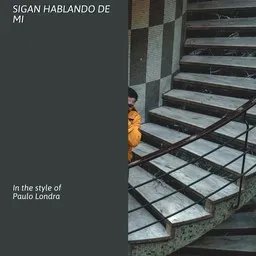 Cover art for Sigan Hablando De Mi - Paulo Londra karaoke version