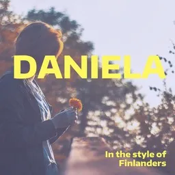Cover art for Daniela - Finlanders karaoke version