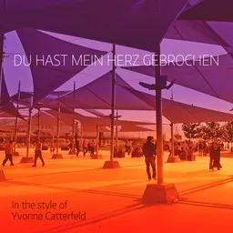 Cover art for Du hast mein herz gebrochen - Yvonne Catterfeld karaoke version