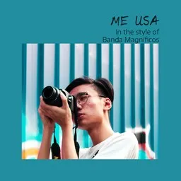 Cover art for Me Usa - Banda Magníficos karaoke version