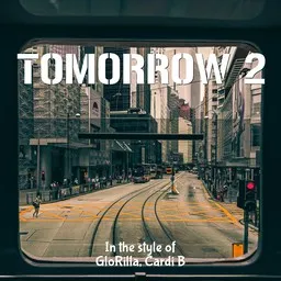 Omslagsbild för Tomorrow 2 - Cardi B,GloRilla karaokeversion
