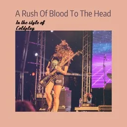 Cover art for A Rush Of Blood To The Head - Coldplay karaoke version