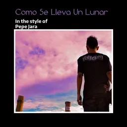 Cover art for Como Se Lleva Un Lunar - Pepe Jara karaoke version
