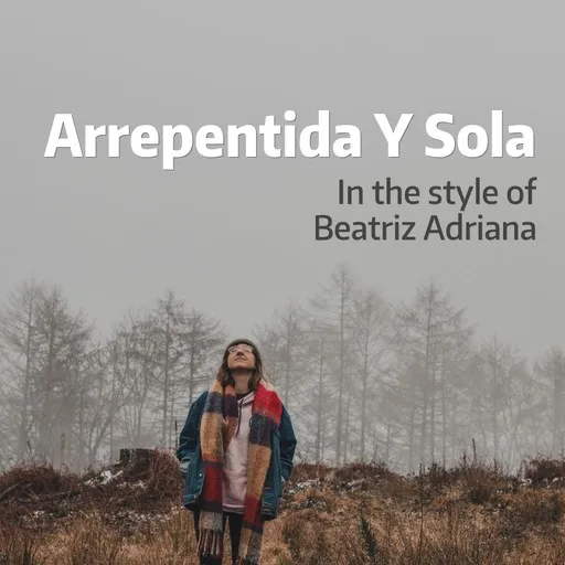 Karaoke Arrepentida Y Sola by Beatriz Adriana — sing along with lyrics on Singa