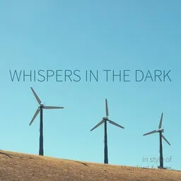 Cover art for Whispers In The Dark - Mumford & Sons karaoke version