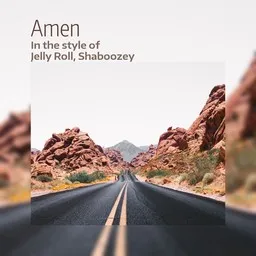 Cover art for Amen - Jelly Roll,Shaboozey karaoke version