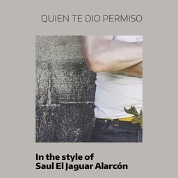 Titelbild für Quien Te Dio Permiso - Saul El Jaguar Alarcón Karaoke-Version