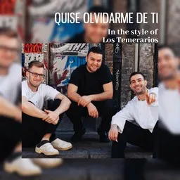Cover art for Quise Olvidarme De Ti - Los Temerarios karaoke version
