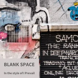 Cover art for Blank Space - I Prevail karaoke version