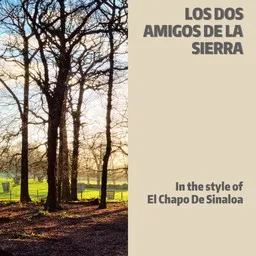 Cover art for Los Dos Amigos De La Sierra - El Chapo De Sinaloa karaoke version