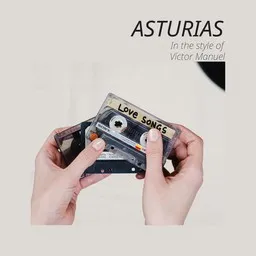 Cover art for Asturias - Víctor Manuel karaoke version