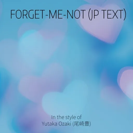 Karaoke Forget-me-not (JP text) by Yutaka Ozaki (尾崎豊) — sing along with lyrics on Singa