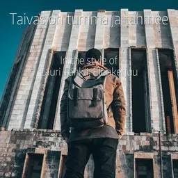 Cover art for Taivas on tumma ja tahmee - Elonkerjuu,Lauri Tähkä karaoke version