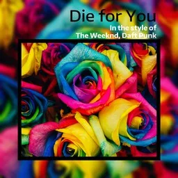 Karaokekappaleen Die for You - Daft Punk,The Weeknd kansikuva