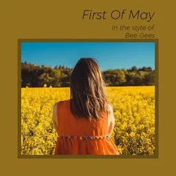 Cover art for First Of May - Bee Gees karaoke version