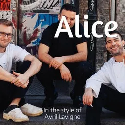 Cover art for Alice - Avril Lavigne karaoke version