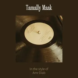 Cover art for Tamally Maak - Amr Diab karaoke version