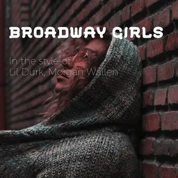 Cover art for Broadway Girls - Lil Durk,Morgan Wallen karaoke version