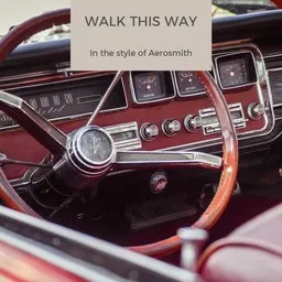 Karaokekappaleen Walk This Way - Aerosmith kansikuva