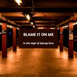Cover art for Blame It On Me - George Ezra karaoke version