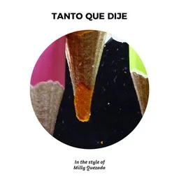 Cover art for Tanto Que Dije - Milly Quezada karaoke version