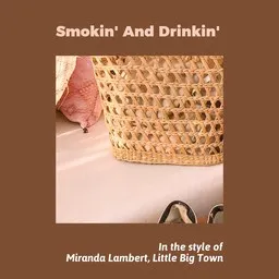 Cover art for Smokin' And Drinkin' - Little Big Town,Miranda Lambert karaoke version
