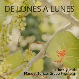 Omslagsbild för De Lunes A Lunes - Grupo Frontera,Manuel Turizo karaokeversion