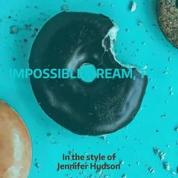 Cover art for The Impossible Dream - Jennifer Hudson karaoke version