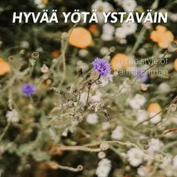 Titelbild für Hyvää yötä ystäväin - Rainer Friman Karaoke-Version