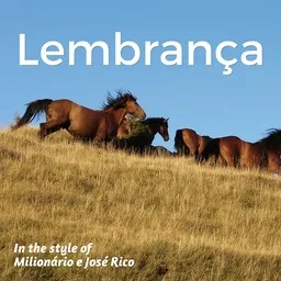 Cover art for Lembrança - Milionário e José Rico karaoke version
