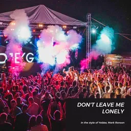 Cover art for Don't Leave Me Lonely - Mark Ronson,Yebba karaoke version