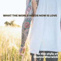 Cover art for What the World Needs Now Is Love - Dionne Warwick karaoke version