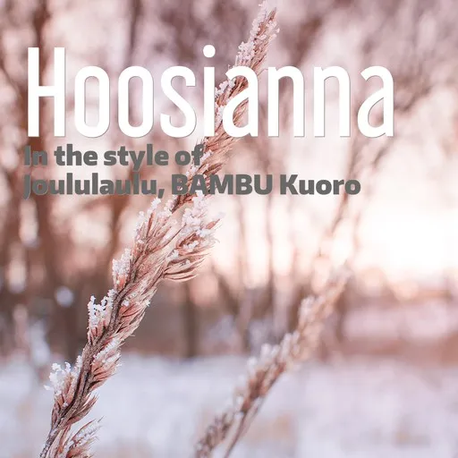 Karaoke Hoosianna von BAMBU Kuoro, Joululaulu — mit Songtext mitsingen auf Singa