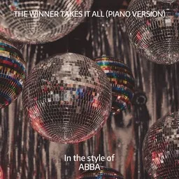 Omslagsbild för The Winner Takes It All (Piano Version) - ABBA karaokeversion