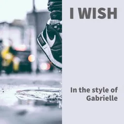 Cover art for I Wish - Gabrielle karaoke version