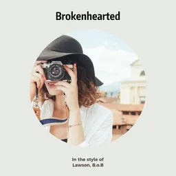 Cover art for Brokenhearted - B.o.B,Lawson karaoke version