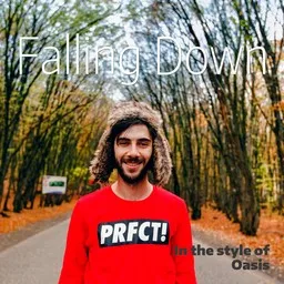 Cover art for Falling Down - Oasis karaoke version