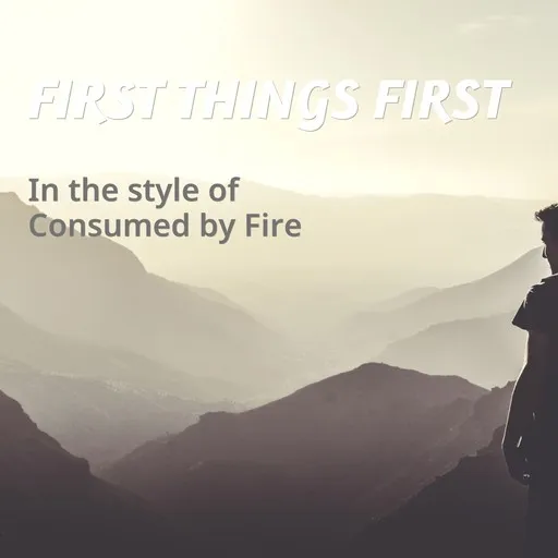 Karaoke First Things First by Consumed by Fire — sing along with lyrics on Singa